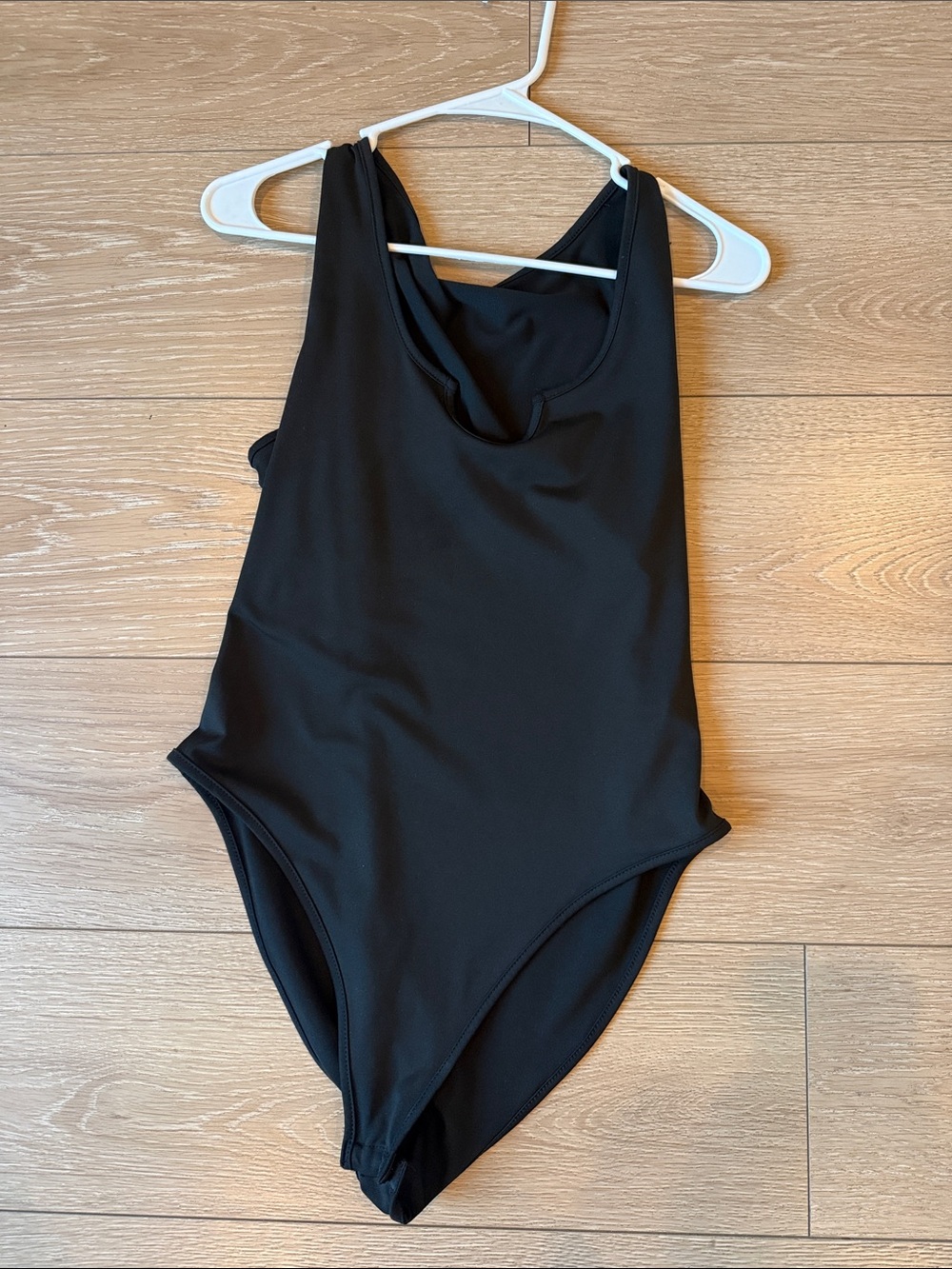 Amazon Women's Black Bodysuit Tank One-Piece
